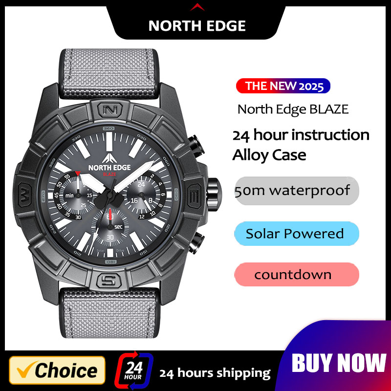 Smartwatch Army Watches For Men - NORTH EDGE 2025 BLAZE 남자 쿼츠