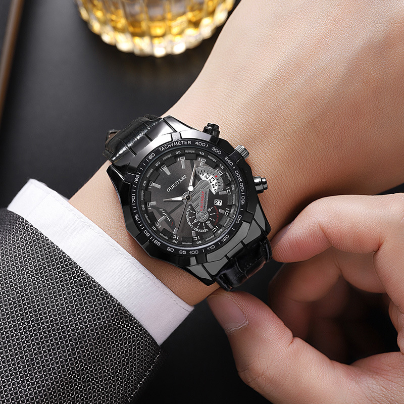 Smartwatch Luxury Watches - 남성용 쿼츠 시계 달력 클래식 쿼츠