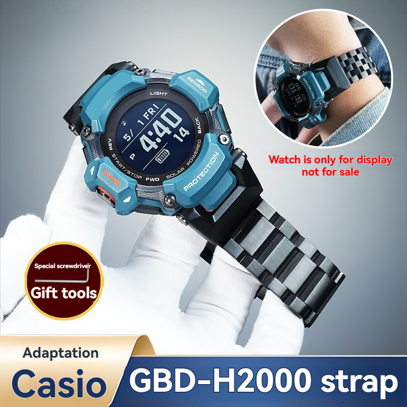Casio Watches Smartwatch - 카시오 G-Shock GBD-H2000 스테인리스 스틸 시계줄