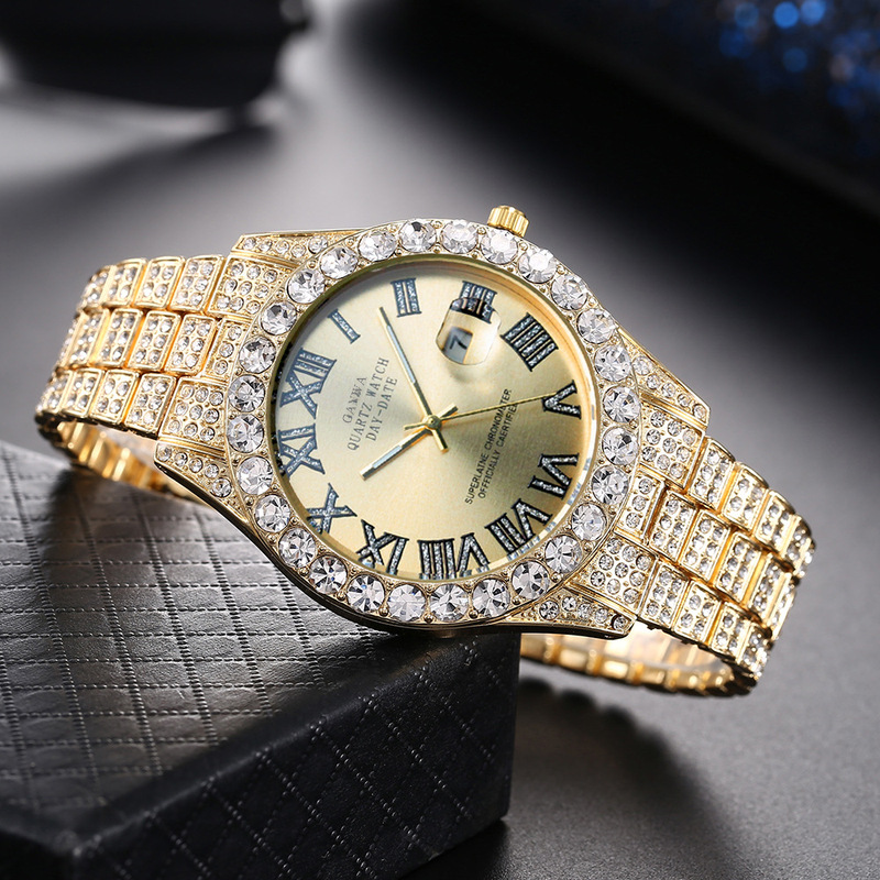 Smartwatch Luxury Watches - 남성용 쿼츠 시계 고급 스틸 밴드