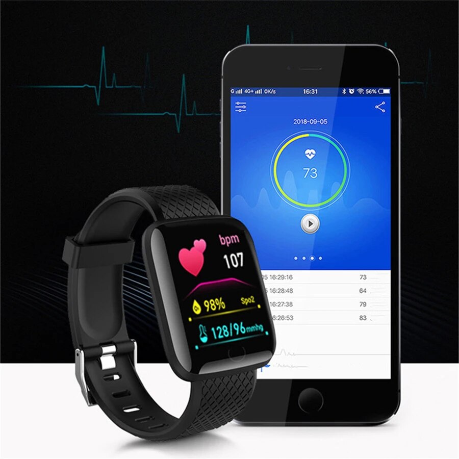 남녀공용 다기능 스마트 워치, 메시지 알림, 음악 제어 - Smartwatch Watches For Boys 리뷰 및 가격