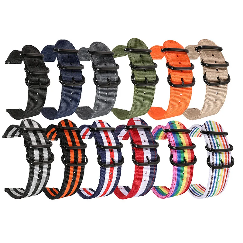 20mm 22mm 유니버설 나일론 시계 스트랩 시계 밴 - Smartwatch Army Watches For Men 리뷰 및 가격