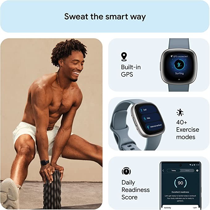 Fitbit Versa 4 스마트 시계 내장 GPS 활 - Heart Rate Gps Watch 리뷰 및 가격
