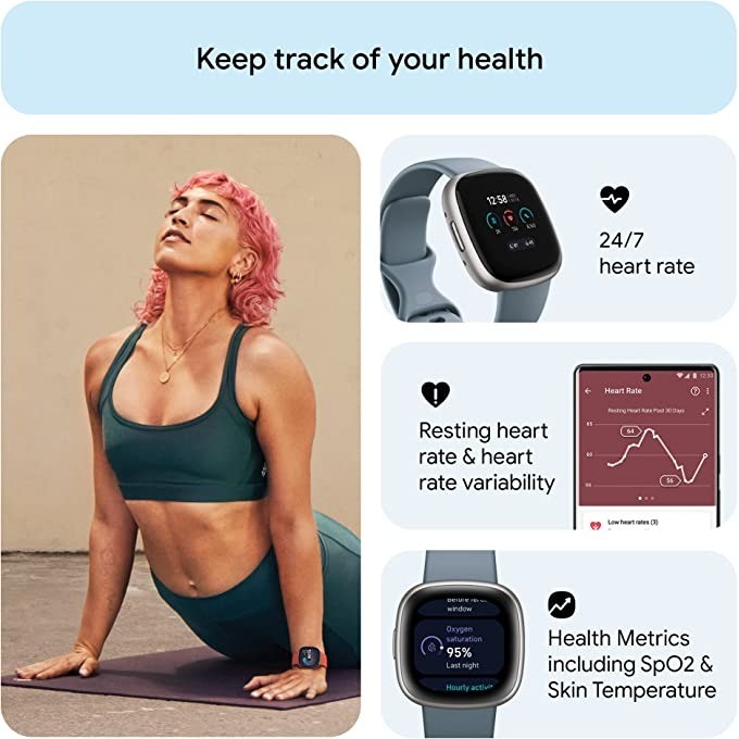 Fitbit Versa 4 스마트 시계 내장 GPS 활 - Heart Rate Gps Watch 리뷰 및 가격