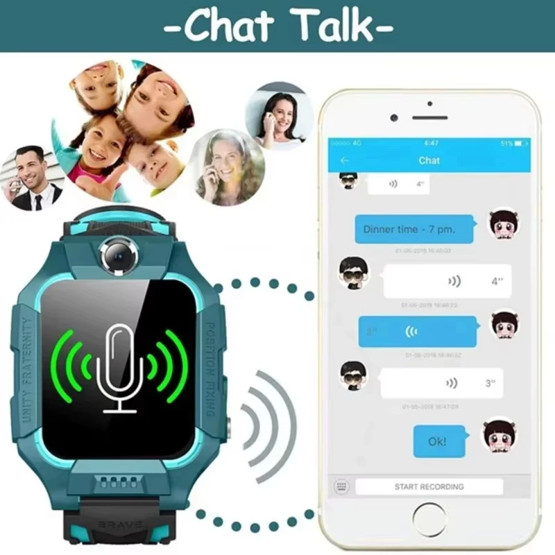 어린이용 스마트 워치 SOS 휴대폰 시계, SIM 카드 - Smartwatch Watches For Boys 리뷰 및 가격