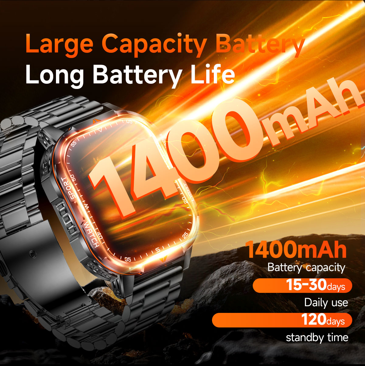 2026년 신형 1400mAh 초대용량 배터리 스마트워 - Heart Rate Gps Watch 리뷰 및 가격