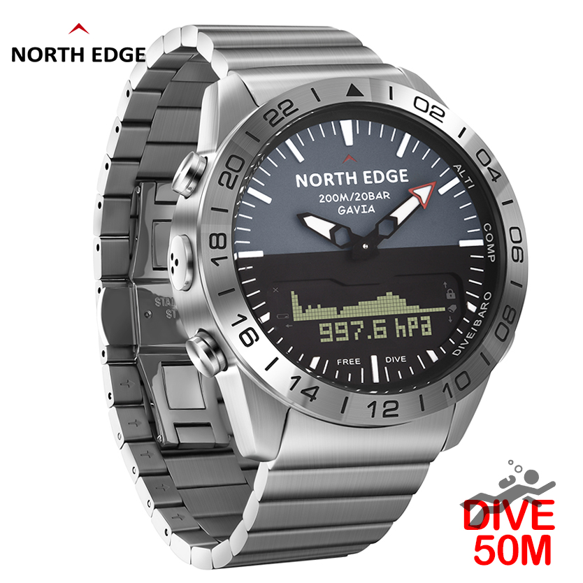 NORTH EDGE 남성용 다이브 시계 군용 럭셔리 풀 - Smartwatch Army Watches For Men 리뷰 및 가격