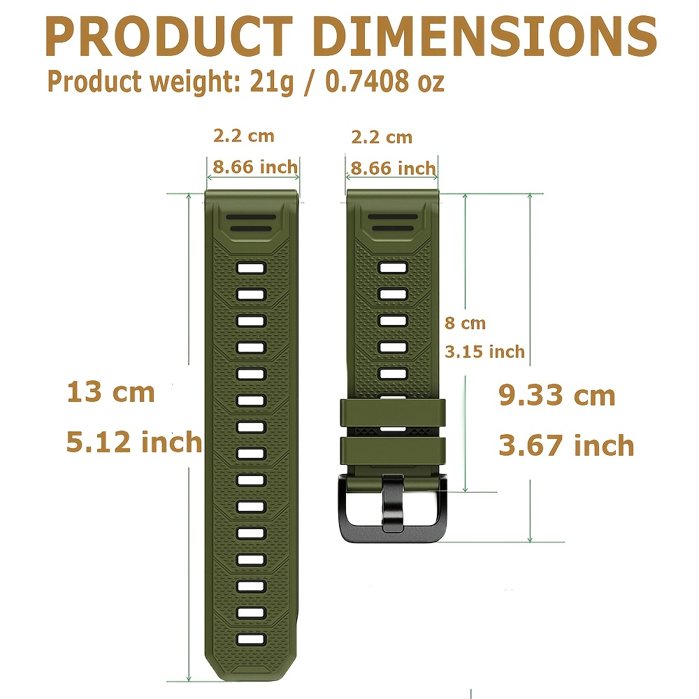 22mm 소프트 실리콘 시계 스트랩, 수운토 시계 버티 - Smartwatch Running Watches For Men 리뷰 및 가격