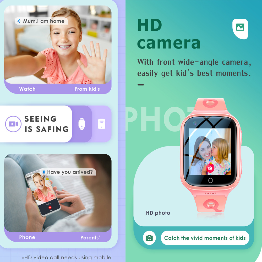 4G 스마트워치 키즈 GPS WiFi 비디오 음성 통화 - Smartwatch Watches For Boys 리뷰 및 가격