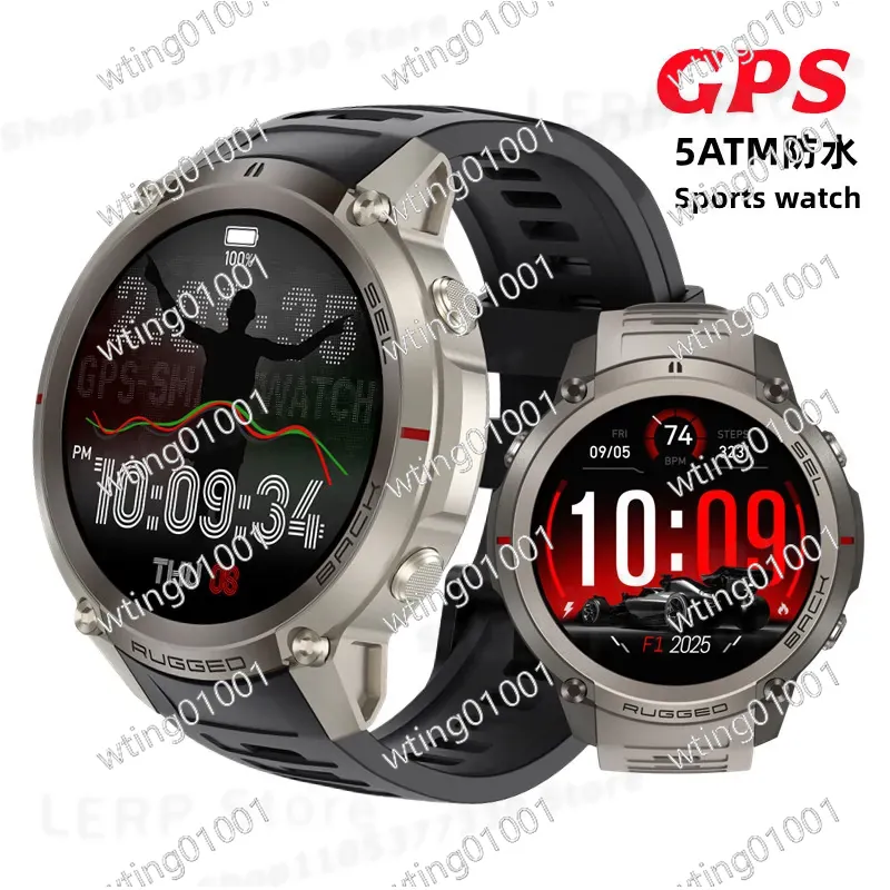블루투스 통화 기능이 있는 DM59 스마트 워치 5AT - Heart Rate Gps Watch 리뷰 및 가격