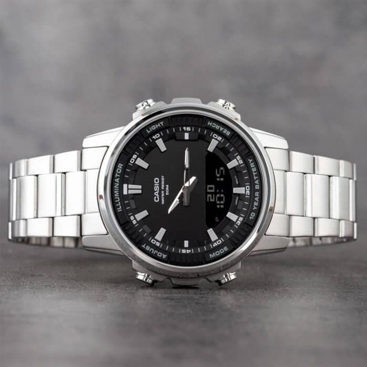 카시오 AMW-880D |   스테인리스 스틸 남성용  - Casio Watches Smartwatch 리뷰 및 가격