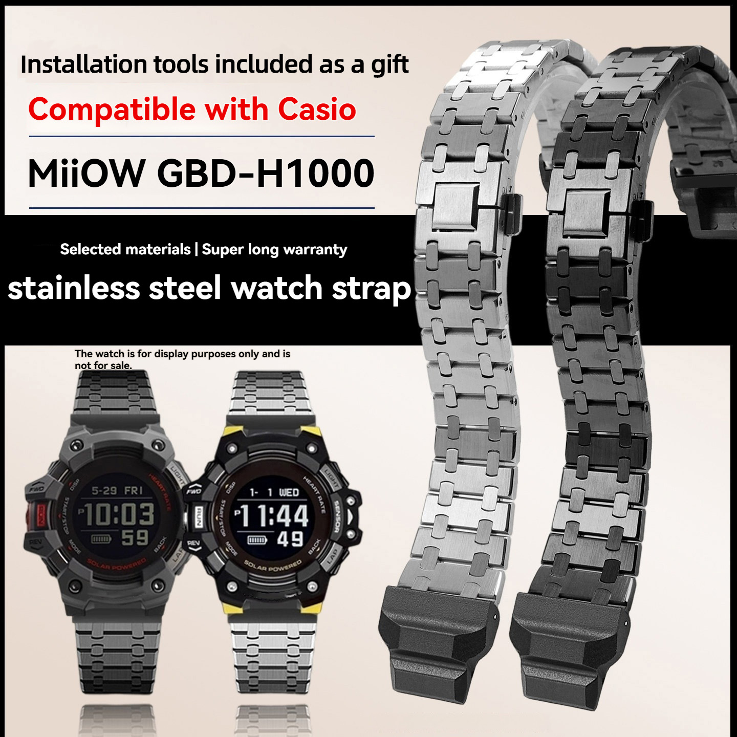 카시오 3475 GBD-H1000 GBD-H1000-1 - Casio Watches Smartwatch 리뷰 및 가격