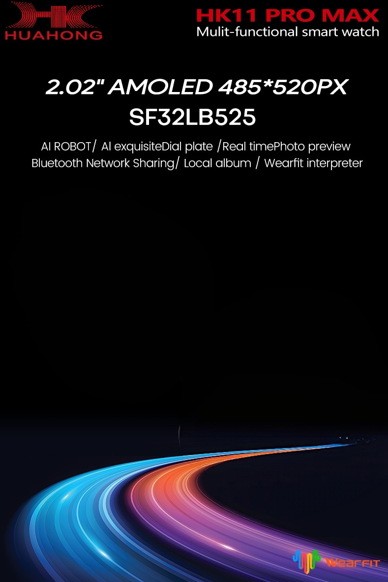 오리지널 HK11 Pro MAX 스마트워치 AMOLED - Heart Rate Gps Watch 리뷰 및 가격