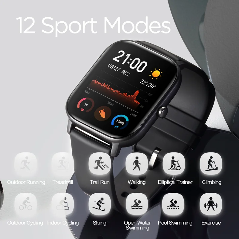 남녀공용 Amazfit GTS 스마트워치, 5ATM 방 - Smartwatch Refurbished Watches 리뷰 및 가격