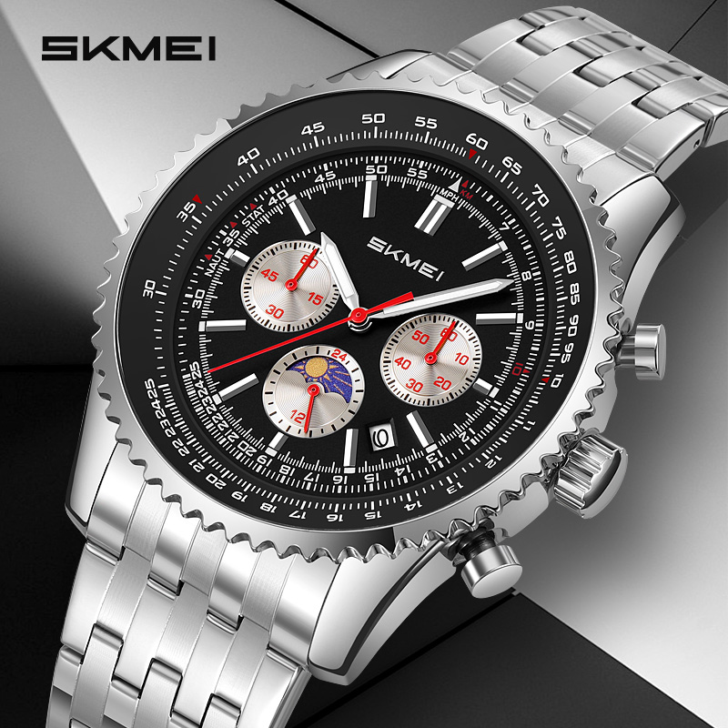 SKMEI 9348 절묘한 브랜드 럭셔리 시계 남성용  - Smartwatch Luxury Watches 리뷰 및 가격